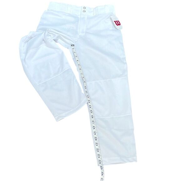 Wilson White Baseball Pants, Size YL, NWT - Picture 9 of 10